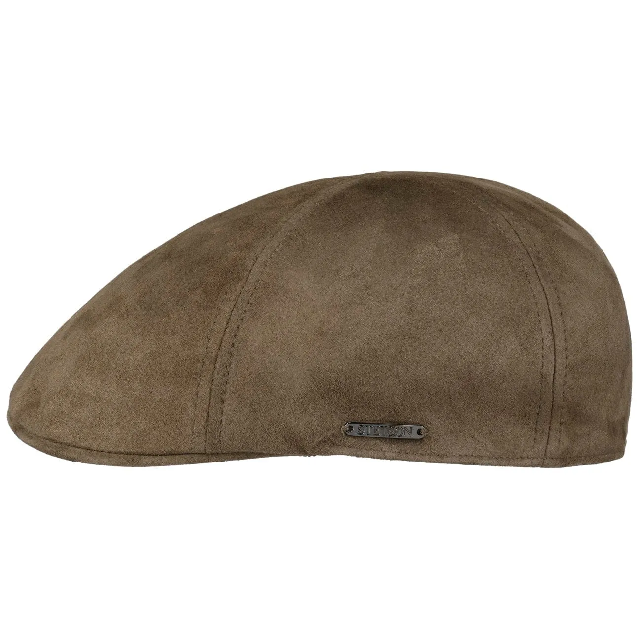 Texas Goat Suede Flat Cap by Stetson