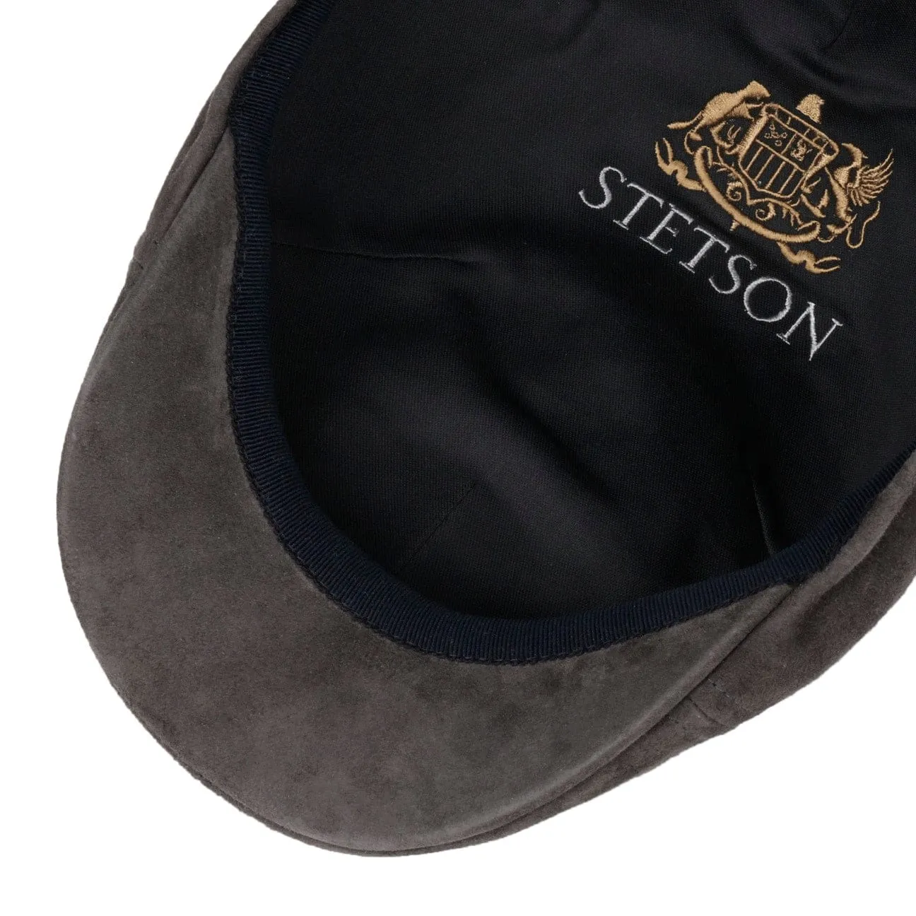Texas Goat Suede Flat Cap by Stetson