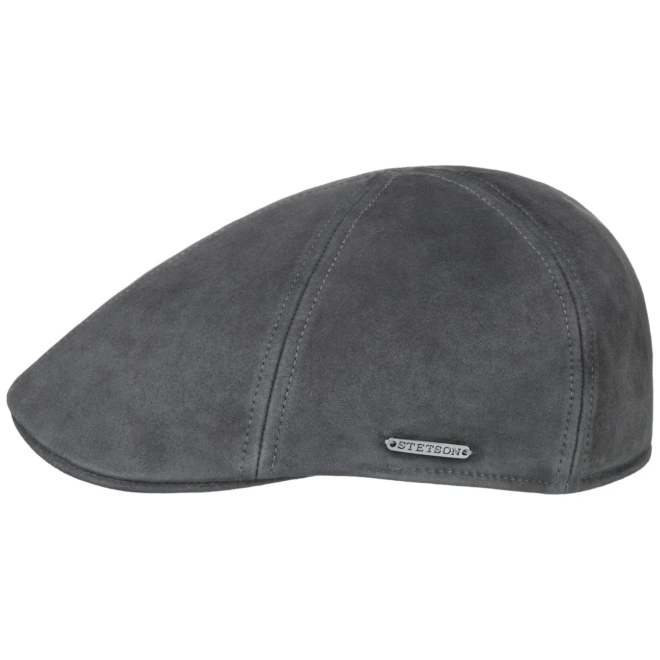 Texas Goat Suede Flat Cap by Stetson