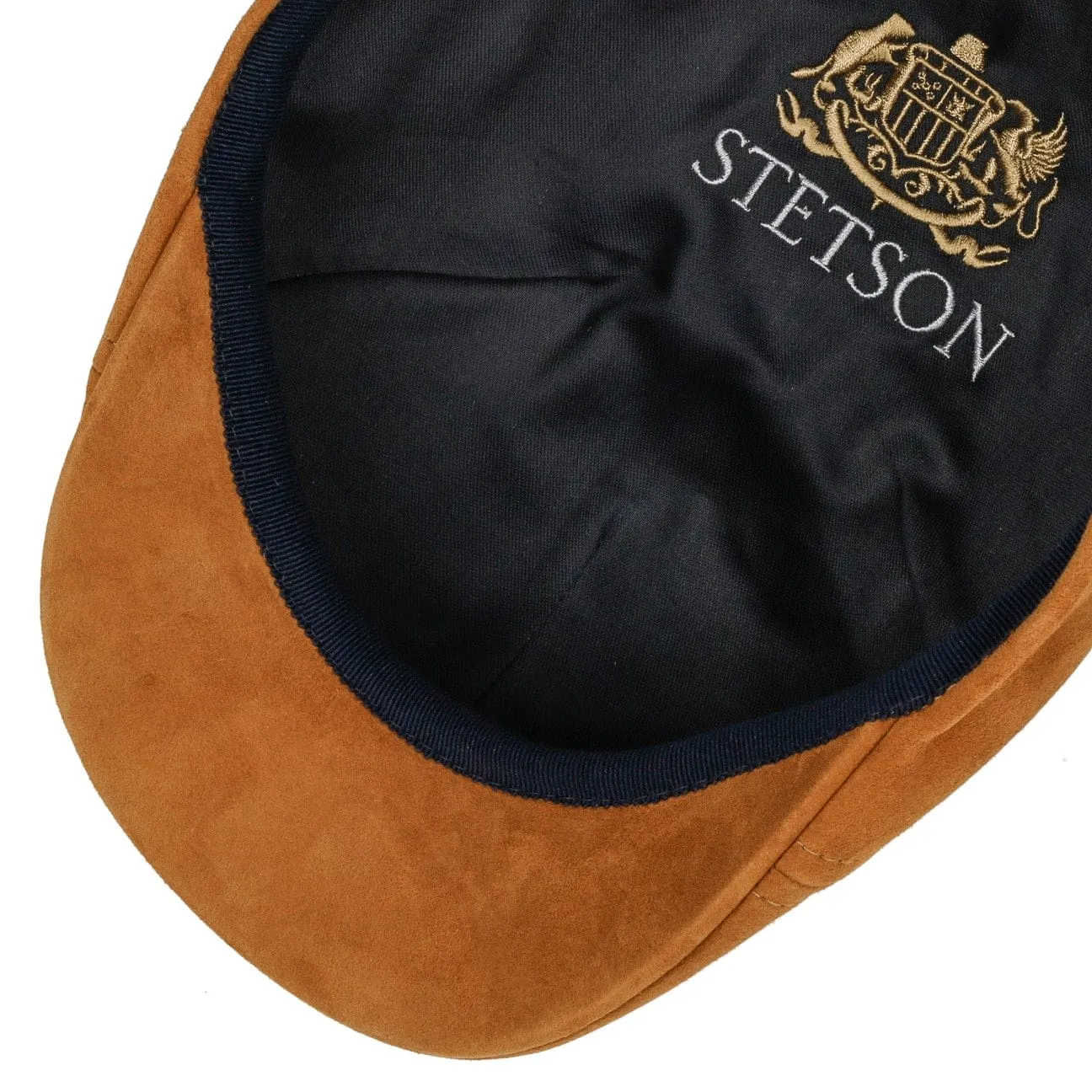 Texas Goat Suede Flat Cap by Stetson