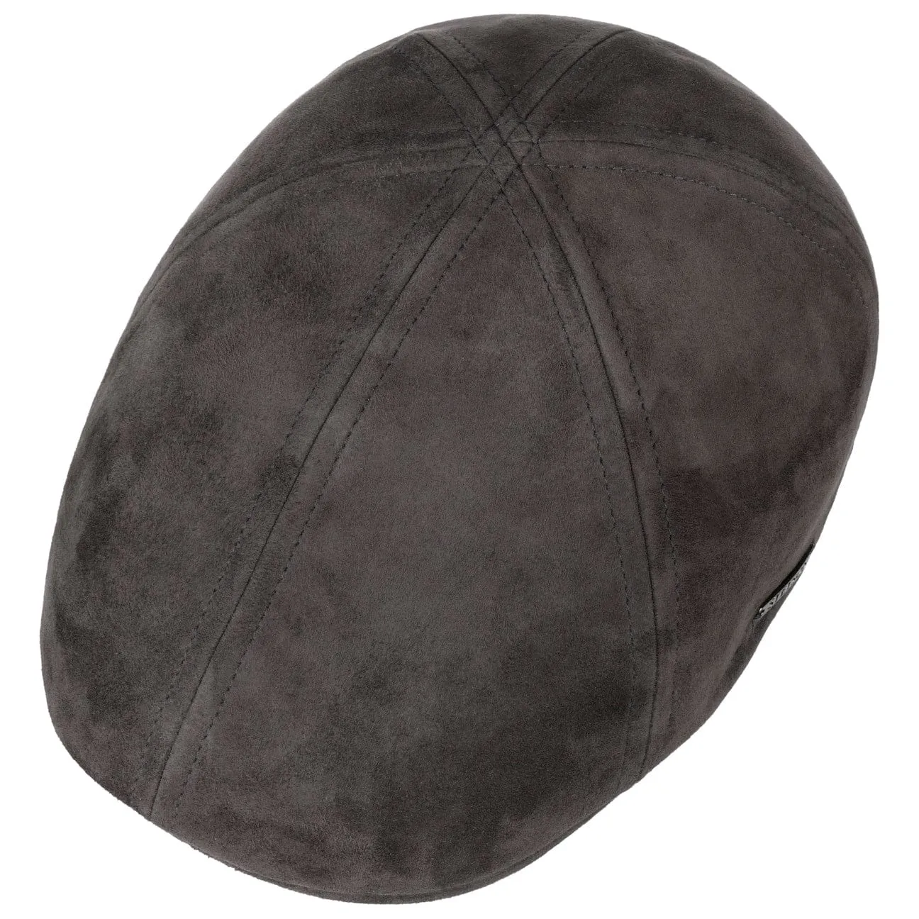 Texas Goat Suede Flat Cap by Stetson