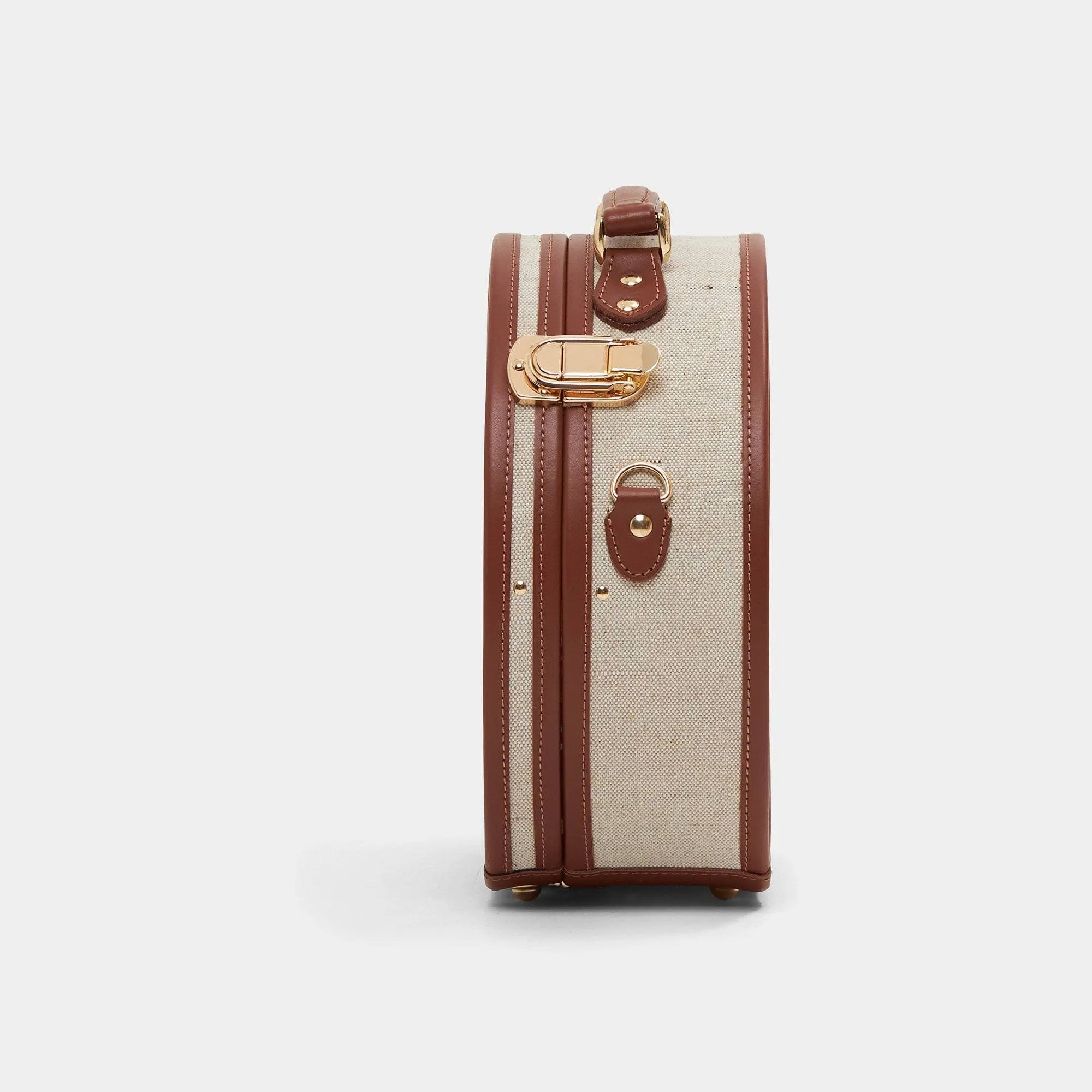 The Editor - Brown Hatbox Small