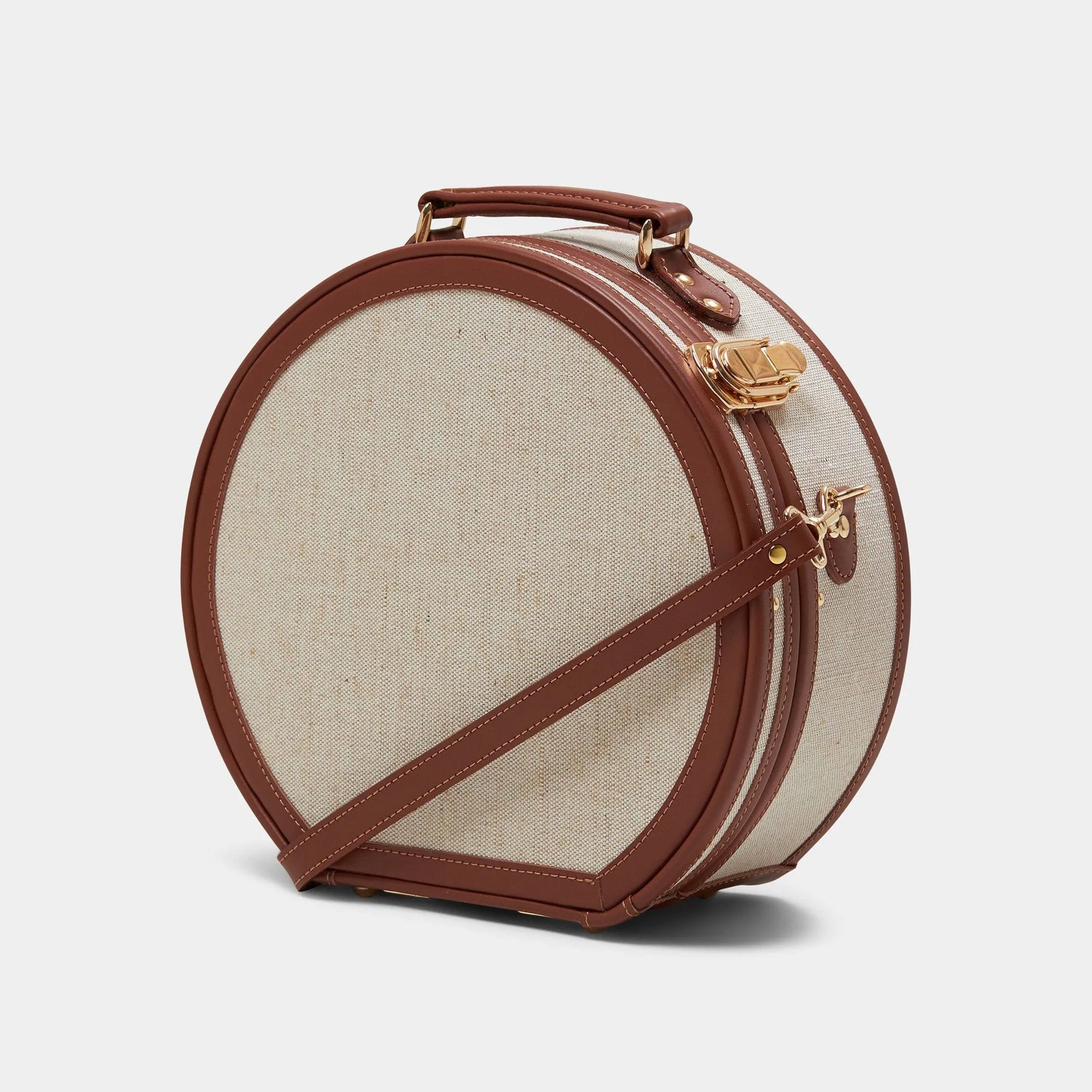 The Editor - Brown Hatbox Small