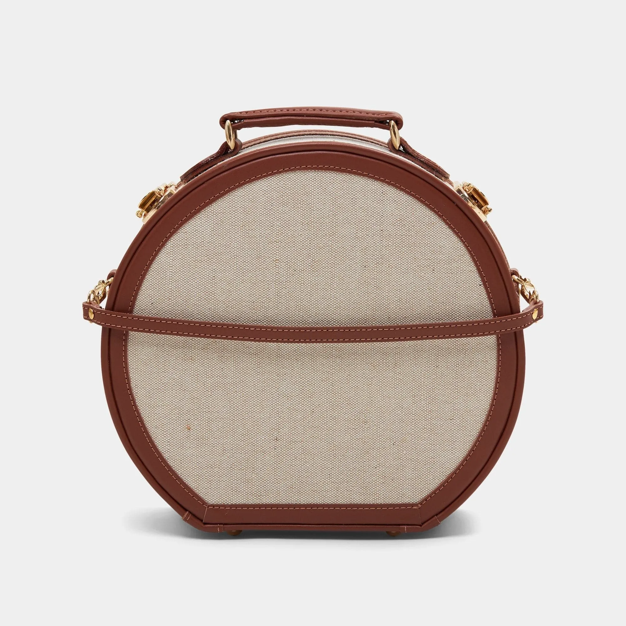 The Editor - Brown Hatbox Small