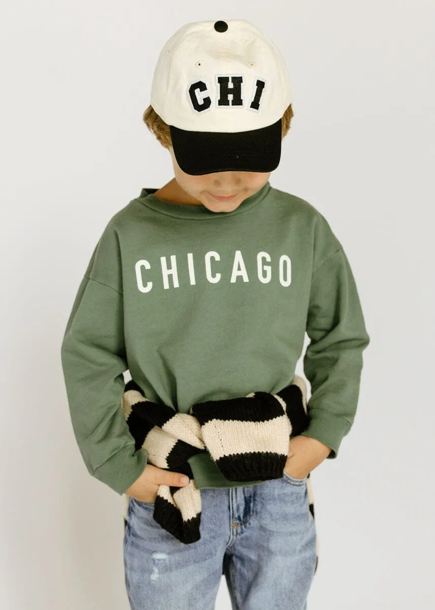 Toddler Chi 2-Tone Baseball Cap - Black
