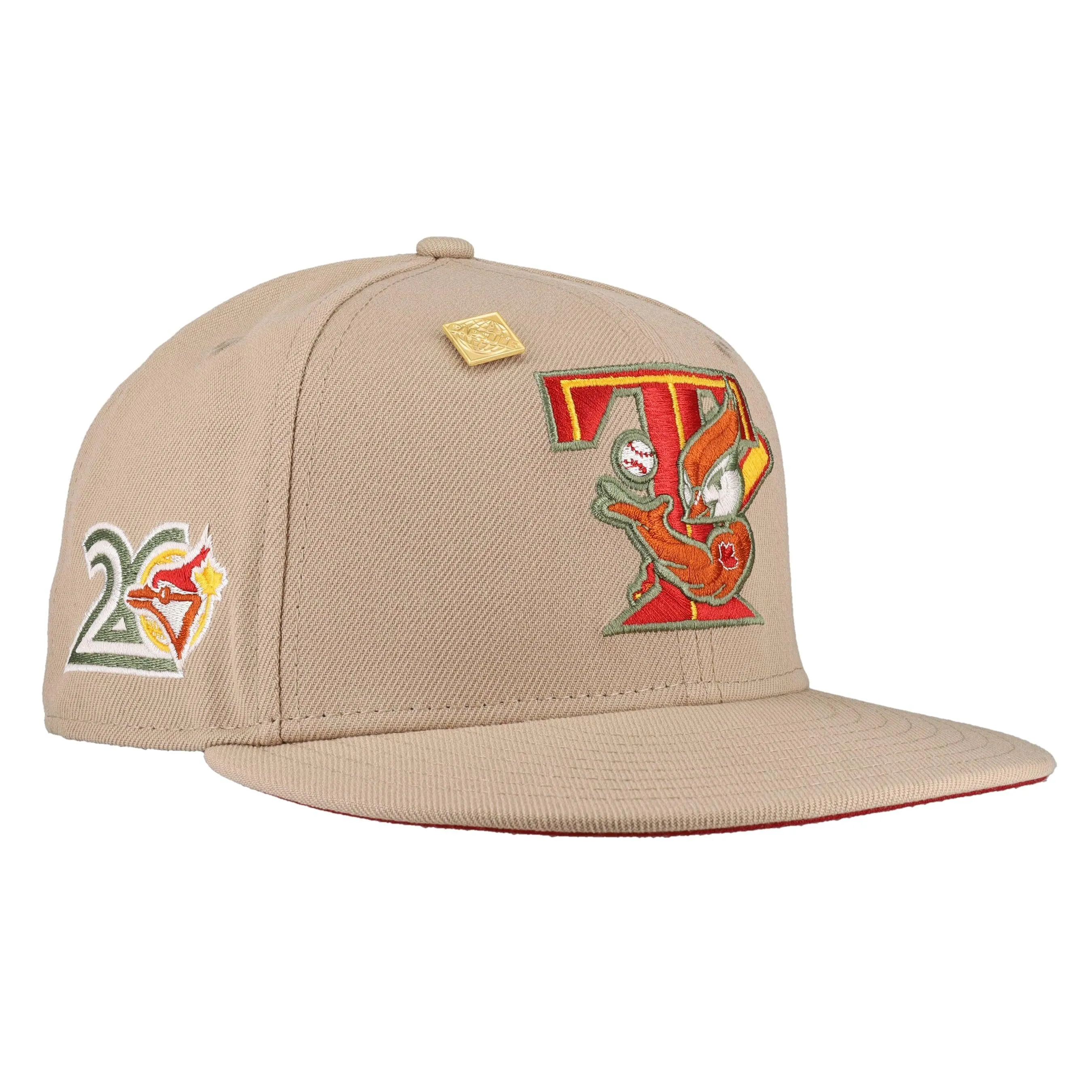 Toronto Blue Jays 2023 Warm Wine Collection 20th Anniversary Fitted Hat
