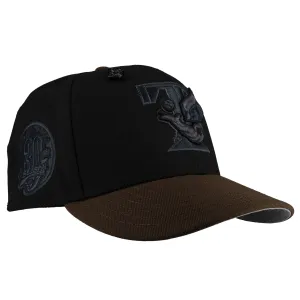 Toronto Blue Jays Walnut Blackout Collection 30th Season 59Fifty Fitted Hat (RESTOCK)