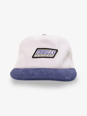 When It Hits Your Lips 5 Panel Cap - White - Blue